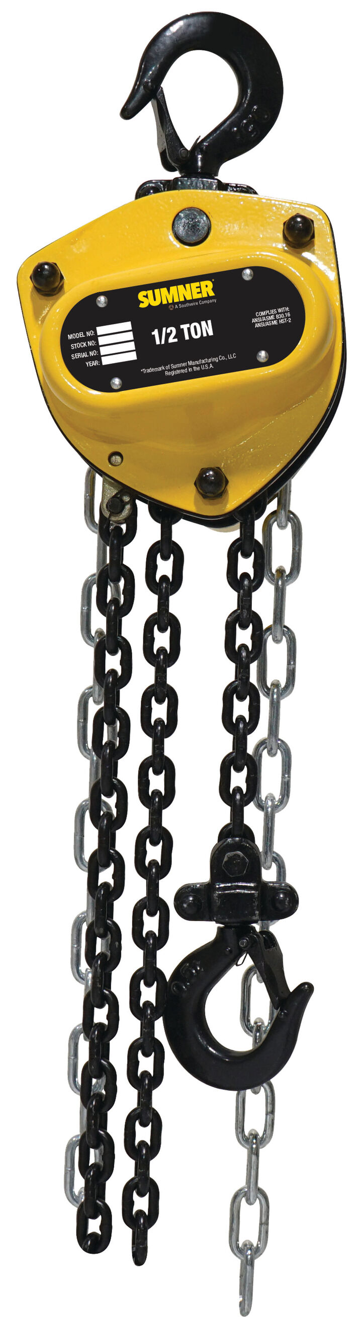 Sumner PCB050C20 1/2 Ton Chain Hoist 20 Ft., large image number 10