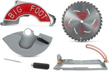 Big Foot Tools 10-1/4 Inch Beam Saw Adapter Kit Style 1