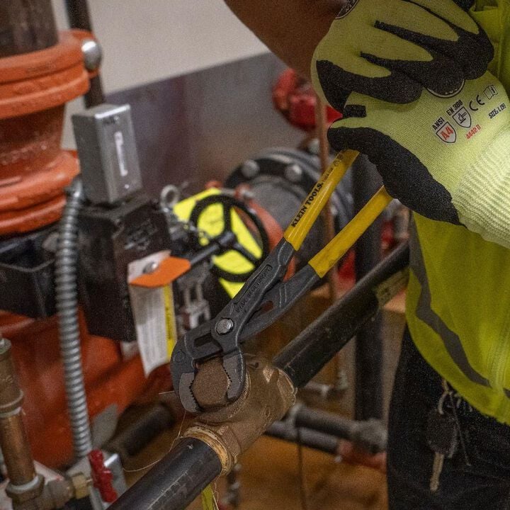 Klein Tools 10in Quick-Adjust Klaw Pump Pliers, large image number 8