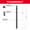 Milwaukee 11/64 in. Thunderbolt Black Oxide Drill Bit, small