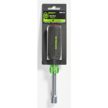 Greenlee 5/16In x 3In Hex Nut Driver, large image number 1