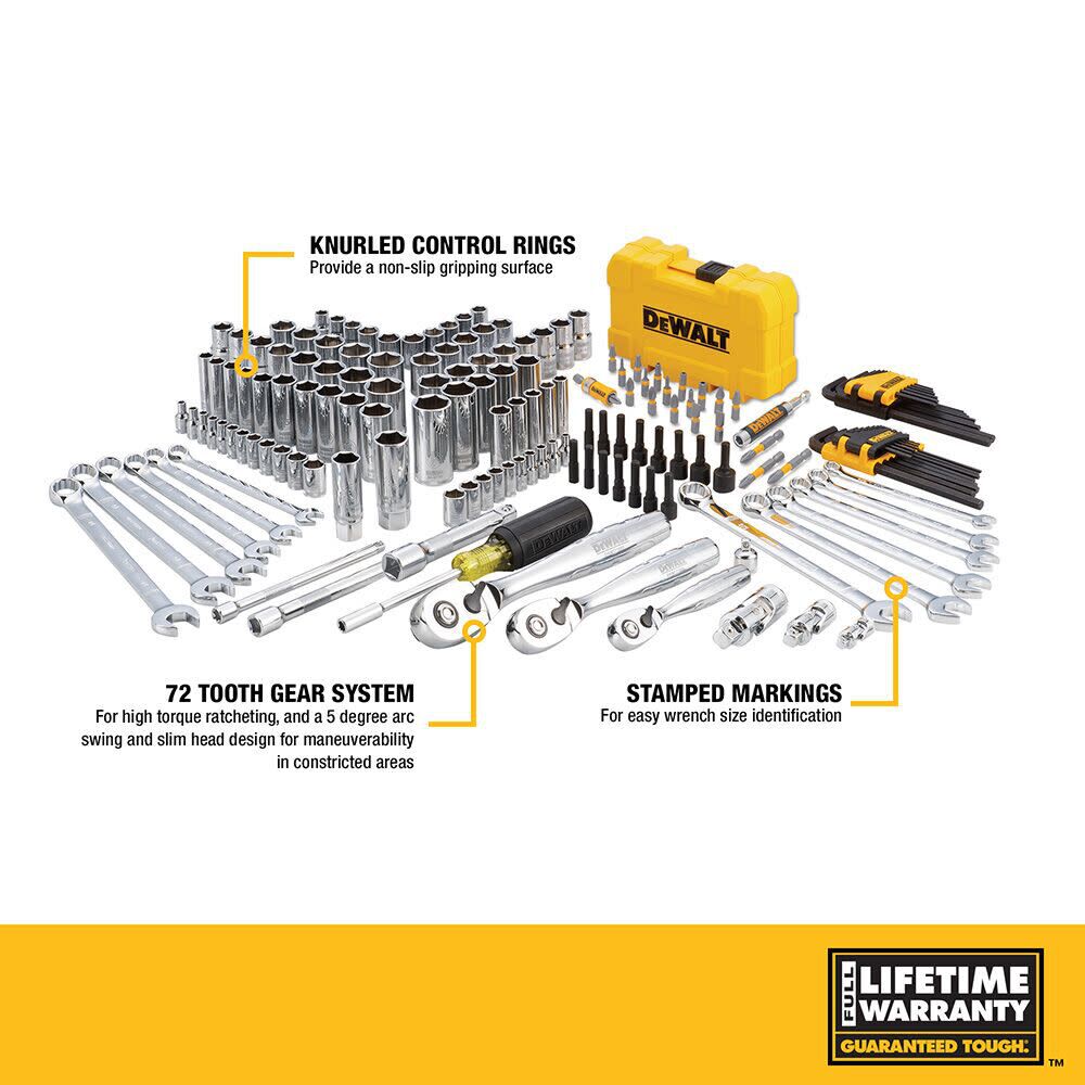 DEWALT 168 piece Mechanics Tools Set DWMT73803 Acme Tools