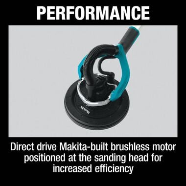 Makita 18V LXT 9in Drywall Sander Kit, large image number 24