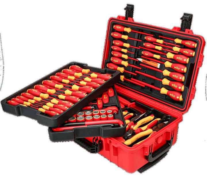 Wiha Insulated Master Electricians Tool Set 80pc, large image number 9