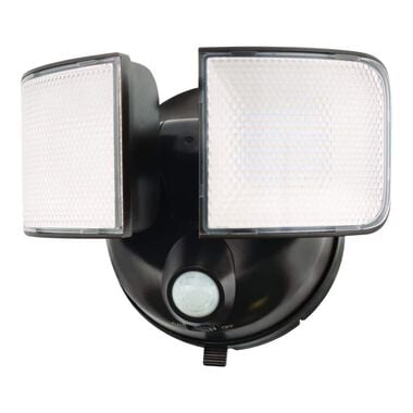 Halo 2 Head Floodlight Bronze 70W 1000 Lumen LED Motion Sensing