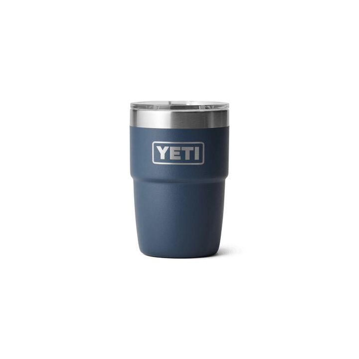 YETI Rambler 8 Oz Ceramic Lining Stackable Cup with MagSlider Lid Navy