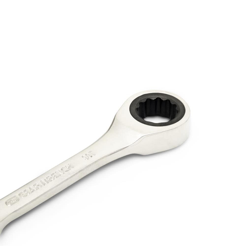 GEARWRENCH 12mm 90-Tooth 12 Point Stubby Combination Ratcheting Wrench, large image number 4