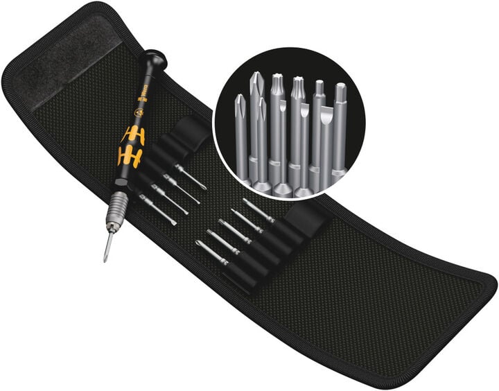 Wera Tools 11pc Kraftform Kompakt Micro 11 ESD 1 Screwdriver Set, large image number 0
