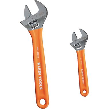 Klein Tools Extra-Capacity Adjustable Wrenches 2pc