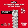 Milwaukee SDS-Max 4-Cutter 1-1/2 in. x 18 in. x 23 in., small