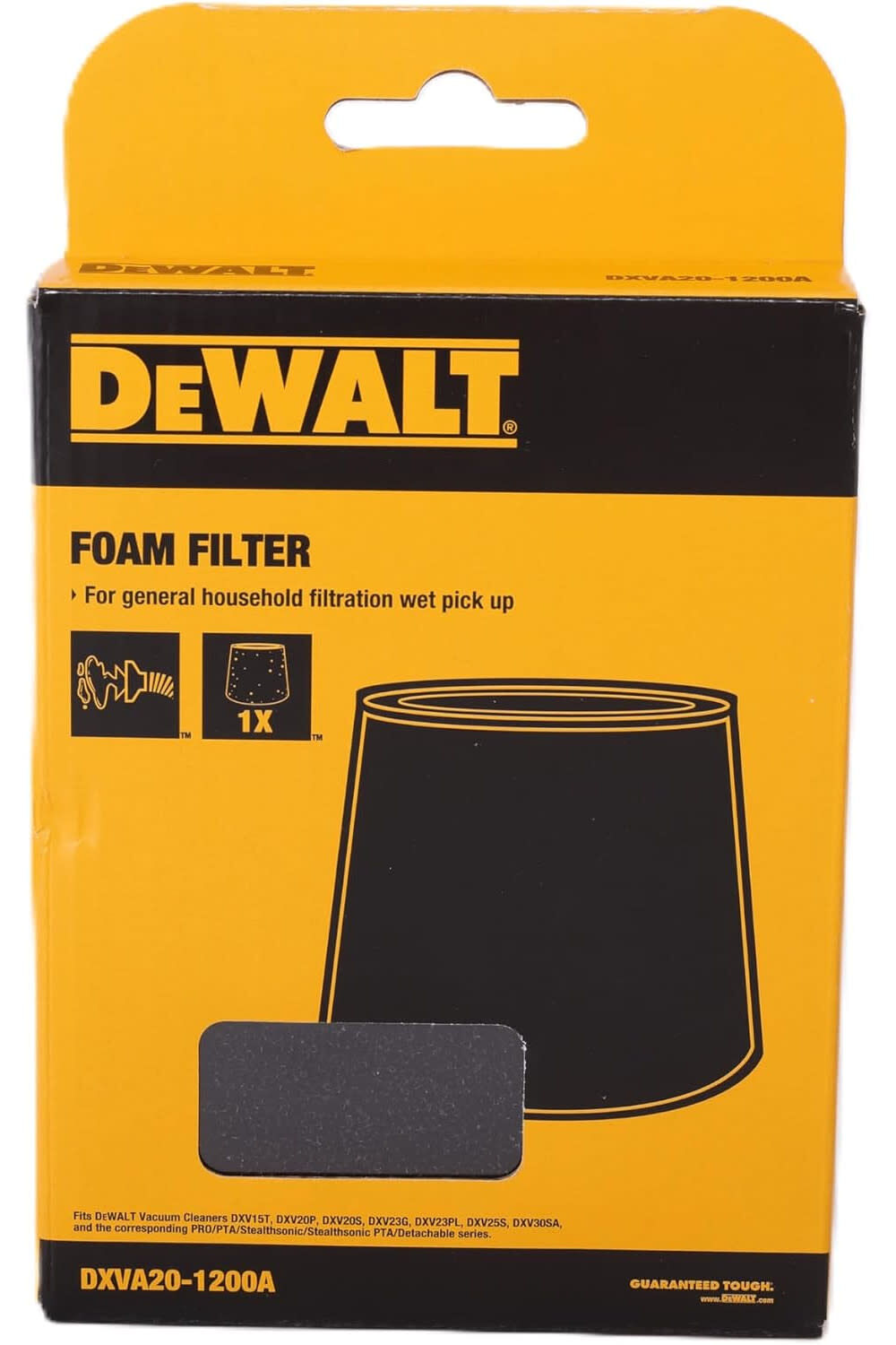 DEWALT 4 Gallon Foam Filter for DXV Wet/Dry Vacuums, large image number 2