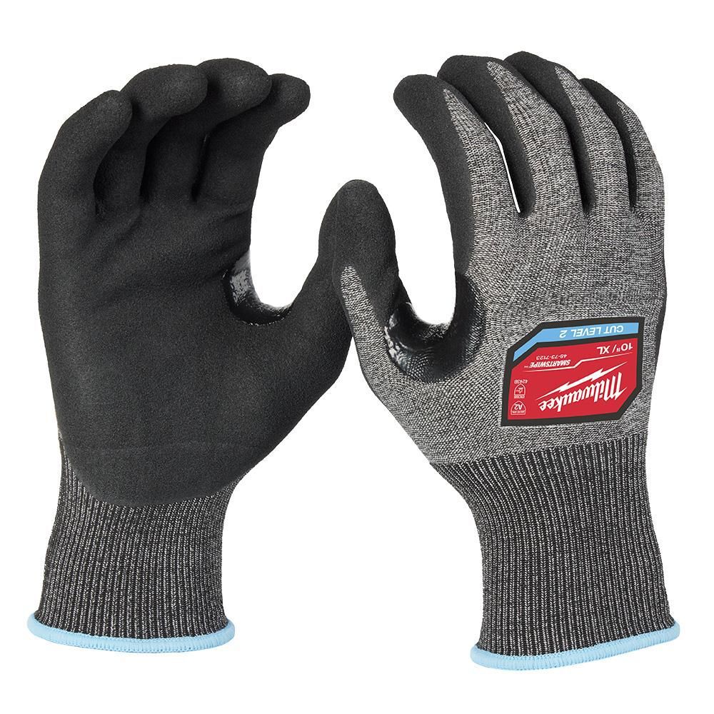 Milwaukee Cut Level 2 High-Dexterity Nitrile Dipped Gloves - XL - 48-73-7123