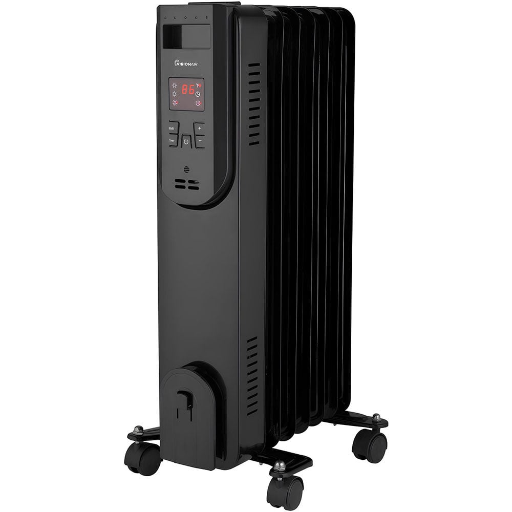 VisionAir 24 In. 600/900/1500W 5118 Btu 194 Sq-Ft. Oil-Filled Heater – 1VAHL24D