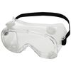 Sellstrom Flexible Soft Padded Protective Safety Goggle Indirect Vent Anti-Fog Coated Polycarbonate Lens Adjustable FR Strap Clear PVC Body Clear Tint, small image number 1