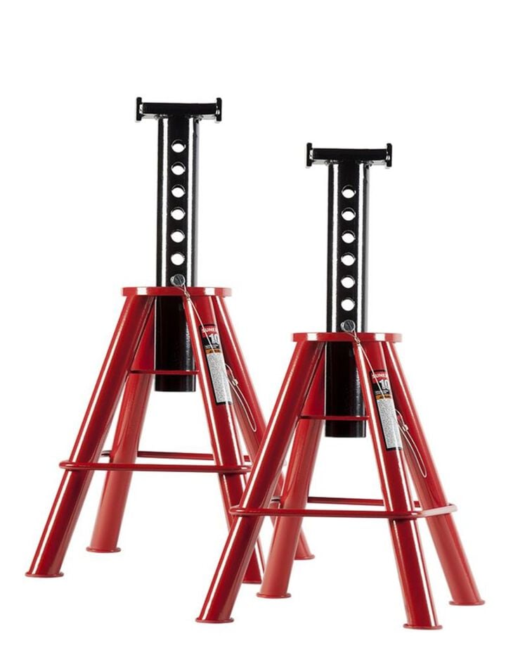 Sunex 10 Ton Medium Height Pin Type Jack Stands (Pair), large image number 7