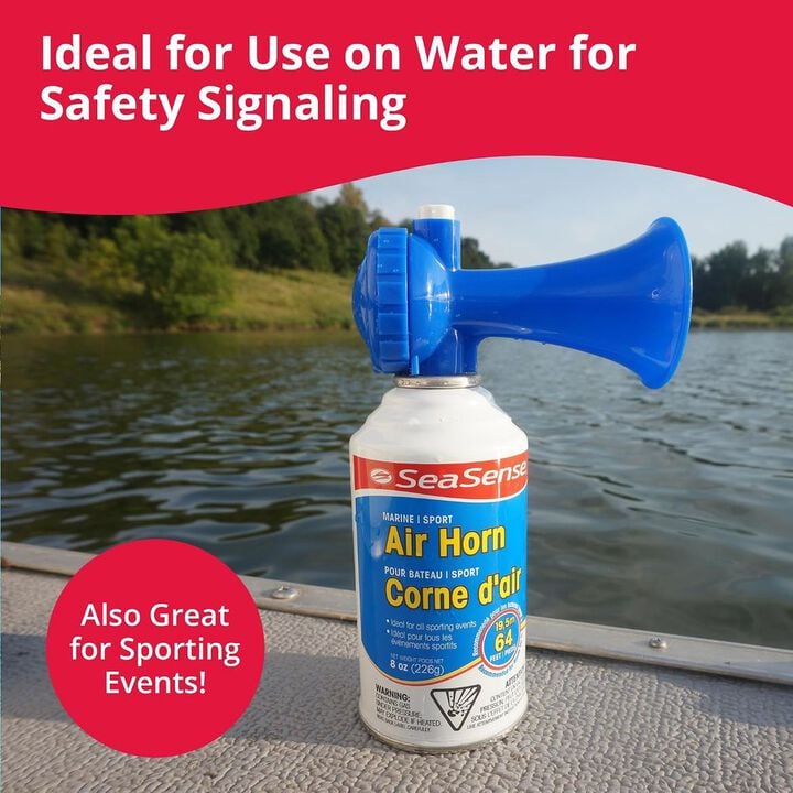 SeaSense Aluminum 8 Oz 127 dB Air Horn, large image number 1