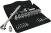 Wera Tools 8100 SC 7 1/2 in Drive Zyklop Metal Ratchet Set 28pc, small image number 1