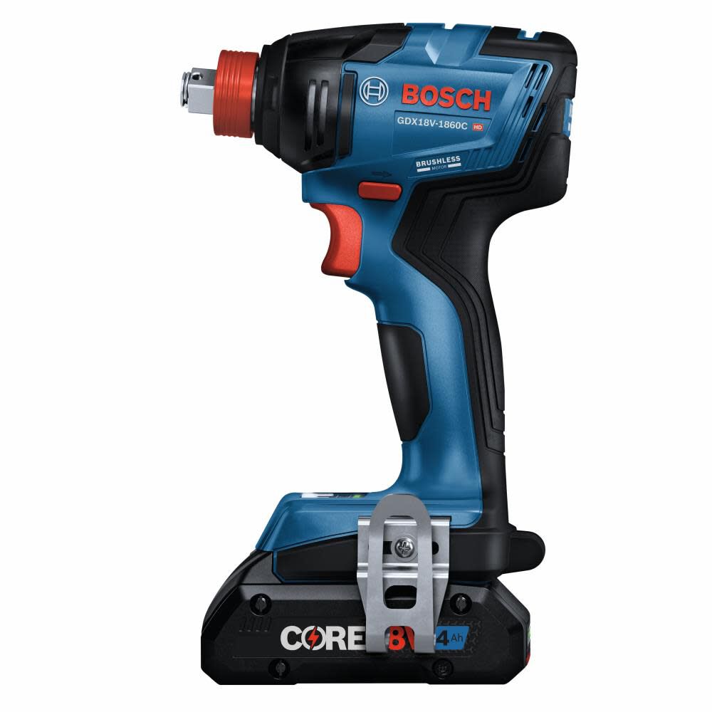 Bosch 18V Freak 1 4in 1 2in Two In One Bit Socket Impact Driver Kit GDX18V 1860CB15 Acme Tools