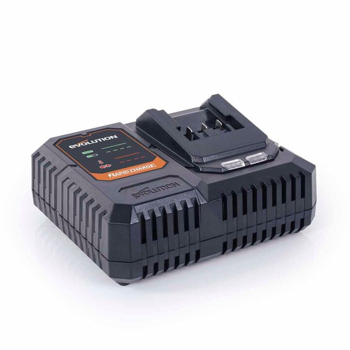Evolution Power Tools R18RCH-Li1 Single Port Fast Charger for EXT Lithium-Ion 20 Volt Batteries