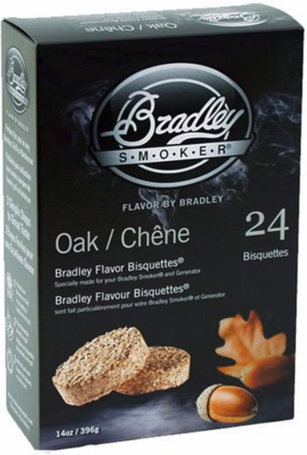 Bradley Smoker Oak Bisquettes – 24 Pack – BTOK24