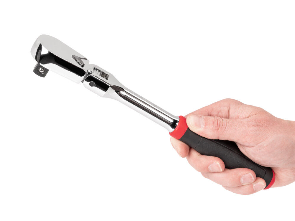 Tekton 1/2 Inch x 10 1/2 Inch Flex Head Non-QR Comfort Grip Ratchet, large image number 6