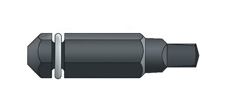 Quikdrive #2 Square Recess Bit - 3 pack