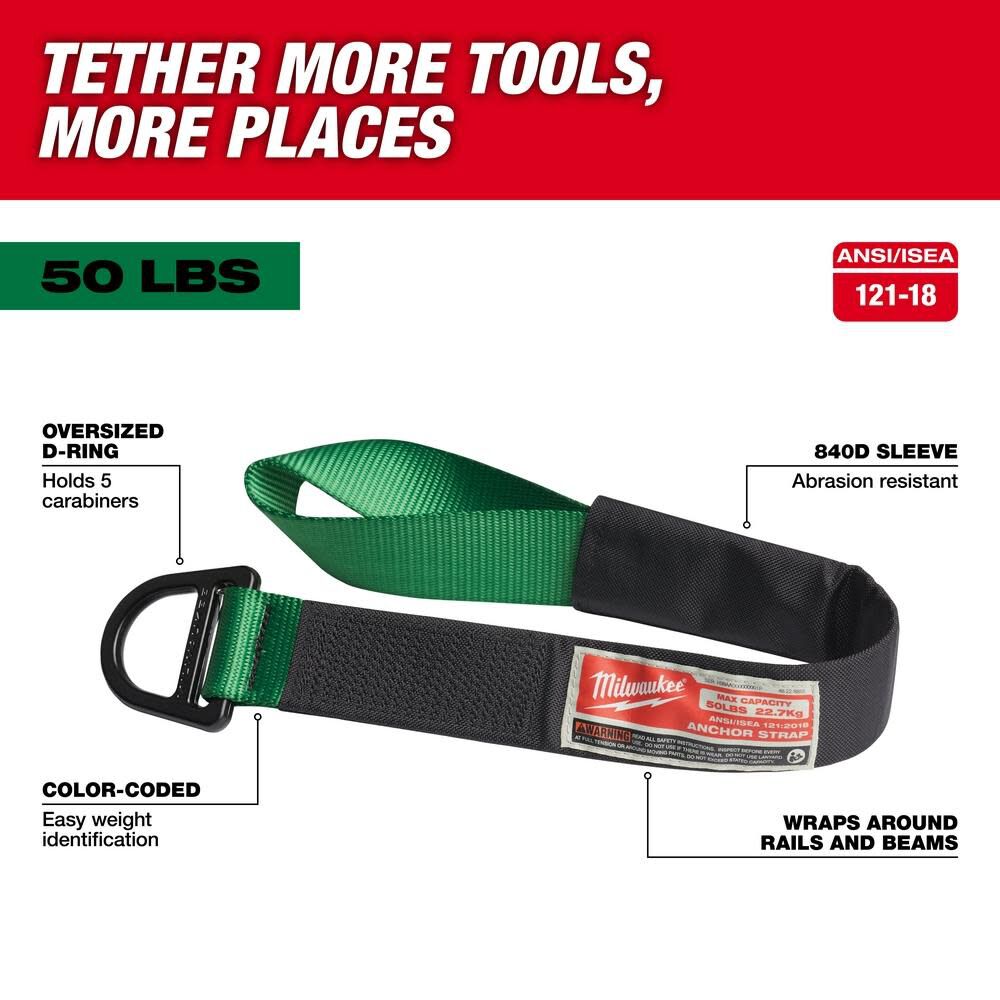 Milwaukee 50 Lbs. Anchor Strap, large image number 2