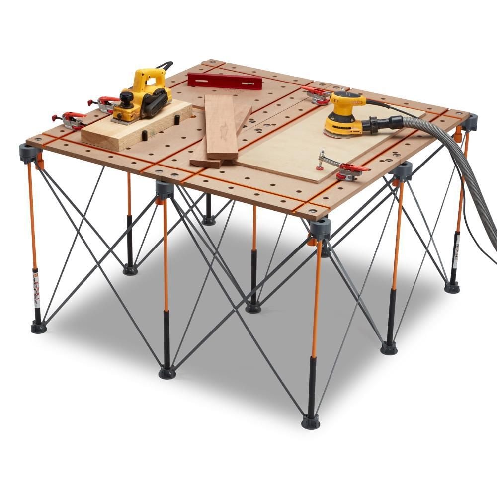 Bora Portamate Centipede 2 x 4ft T-Track Table Top , 3/4in Dog Holes, large image number 5