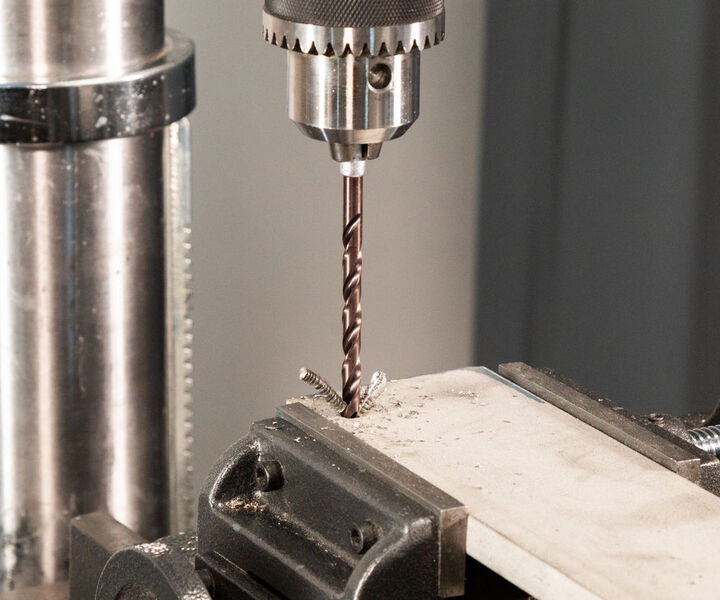 Spyder 5/32 Inch Hex Shank Drill Bit, TetraClad Coating, large image number 1