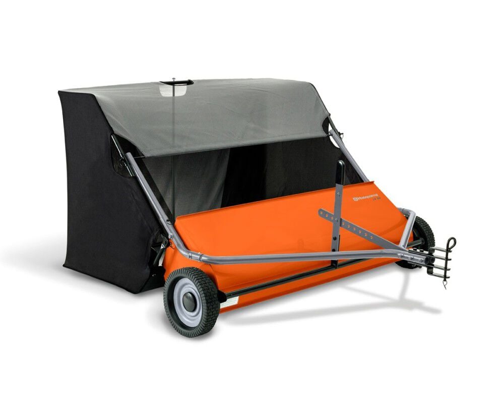 Husqvarna 52 Inch 26 Cu-Ft. Tow Lawn Sweeper, large image number 1