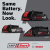 Bosch 18V 2Ah Lithium Ion Power Tool Battery Pack with Fuel Indicator (2 pack), small image number 5