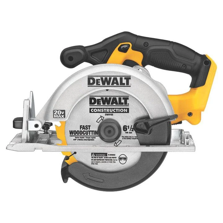 DEWALT 20V Max 6 1/2in Circular Saw with Brake & Magnesium Shoe (Bare Tool)