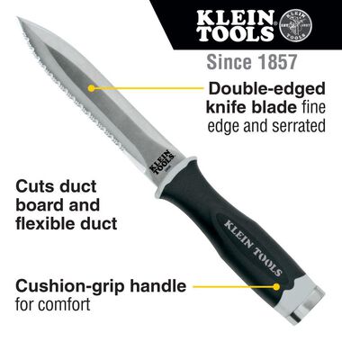 Klein Tools Serrated Duct Knife, large image number 1