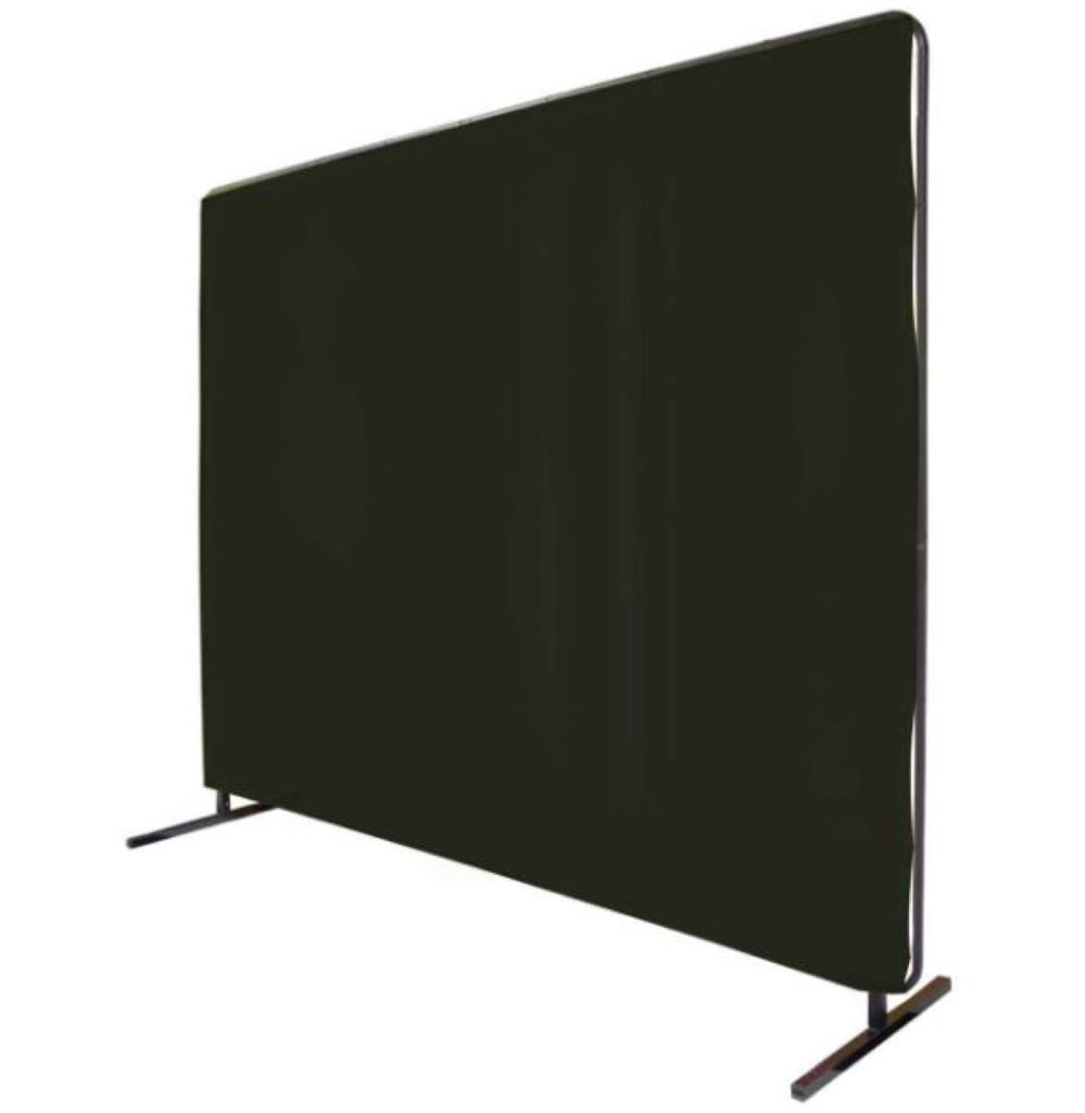 Black Stallion 6′ x 6′ Shade 8 Welding Screen & Frame Black – 6X6VF1-SH8