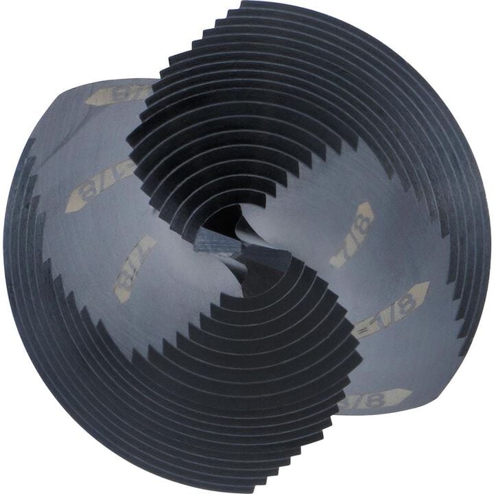 Klein Tools 7/8in to 1-3/8in Quick Release Sprial Flute Step Drill Bit, large image number 12