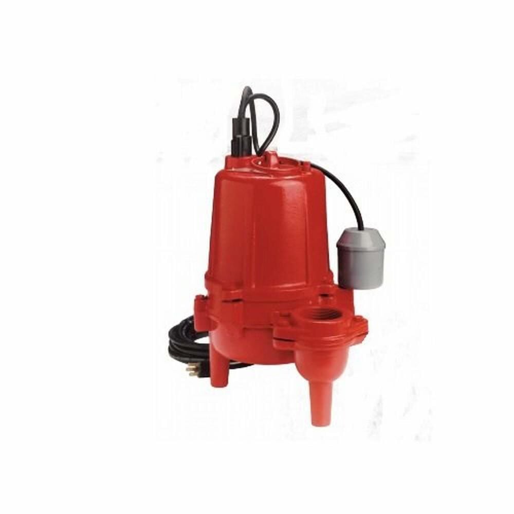 Red Lion 1/3HP 4260 GPH Cast Iron Effluent Pump with Tethered Switch, large image number 2