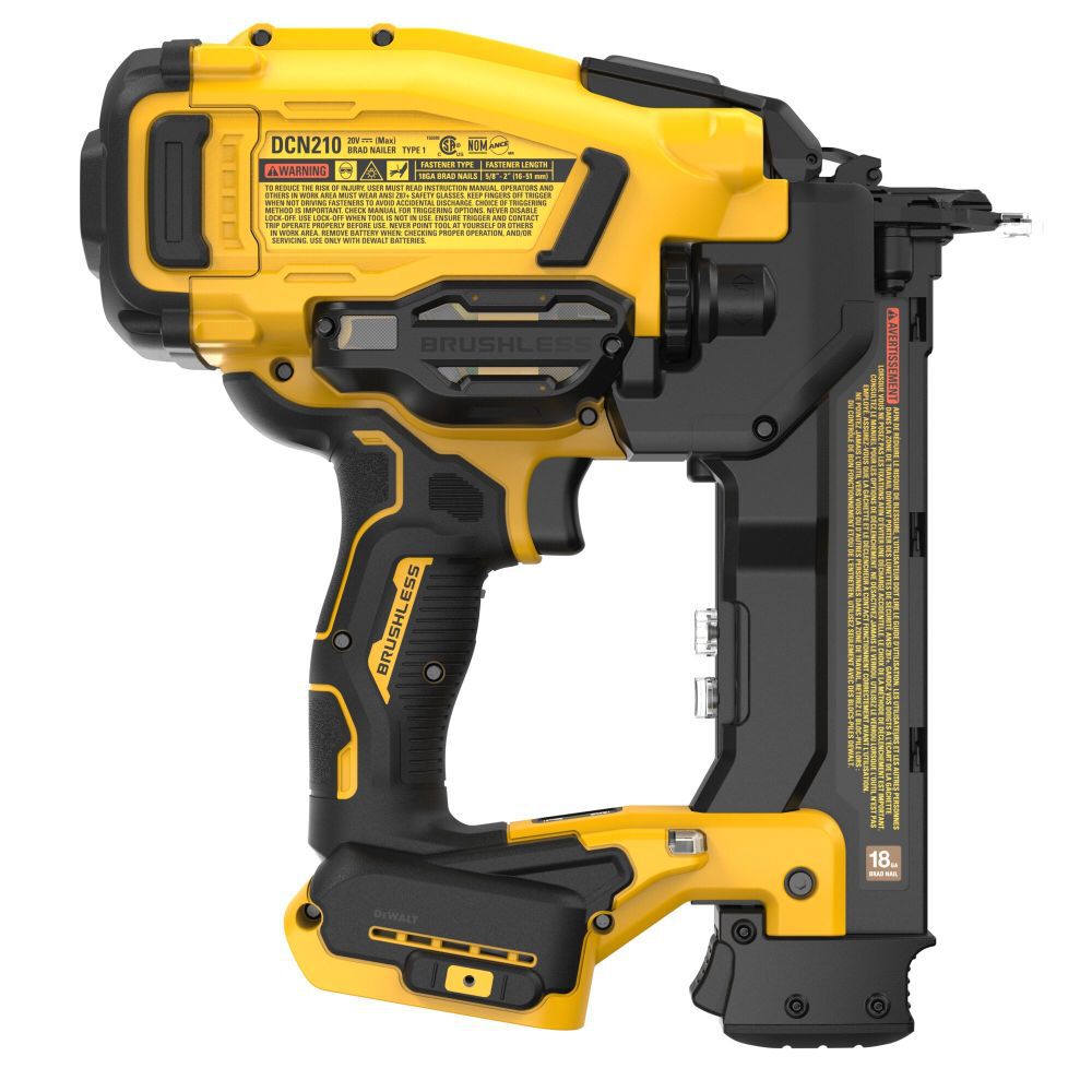 DEWALT 20V MAX XR 18 Gauge Brad Nailer (Bare Tool), large image number 10