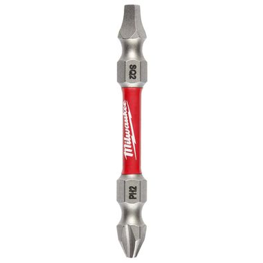Milwaukee SHOCKWAVE Impact Phillips #2 / Square #2 Double Ended Bit