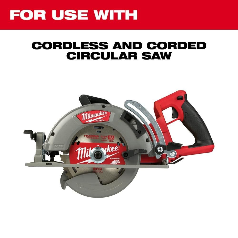 Milwaukee 7 1 4inch 24t Worm Drive Framing Contractor Pack 25pk 48 40 1723 Simolary simolary.com 7