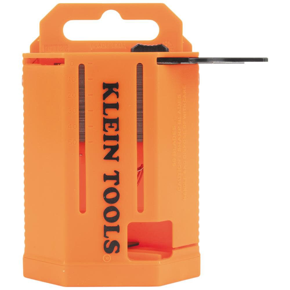 Klein Tools Utility Hook Blade Dispenser with 50 Pack of Blades, large image number 4