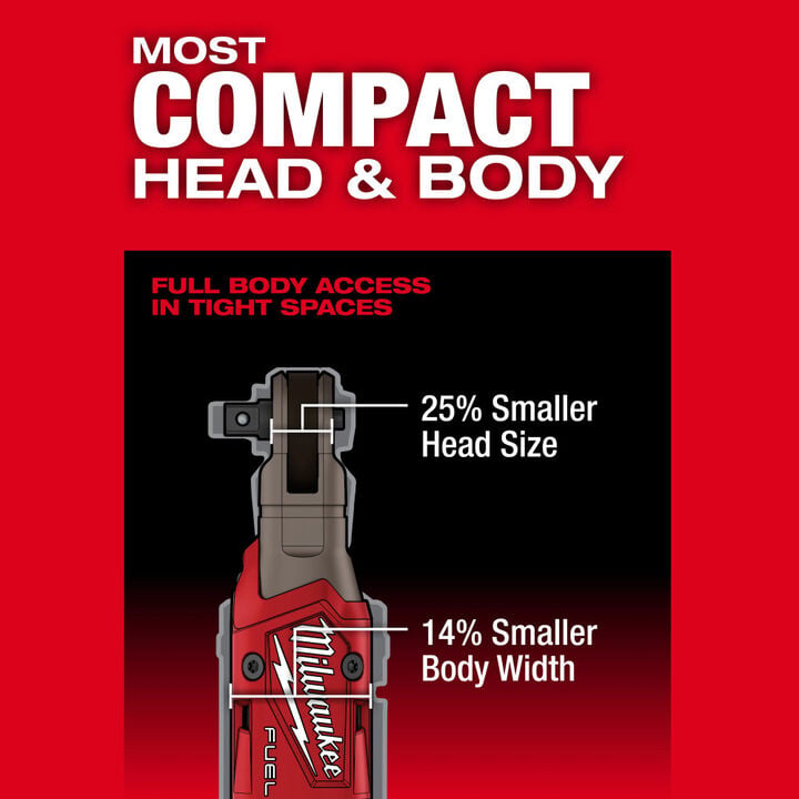 Milwaukee M12 FUEL 3/8 Inch Ratchet Kit & Protective Boot Bundle, large image number 9