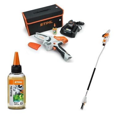 Stihl GTA 26 10.8 Volt Cordless Pruner with Extension & Lubricating Oil Bundle