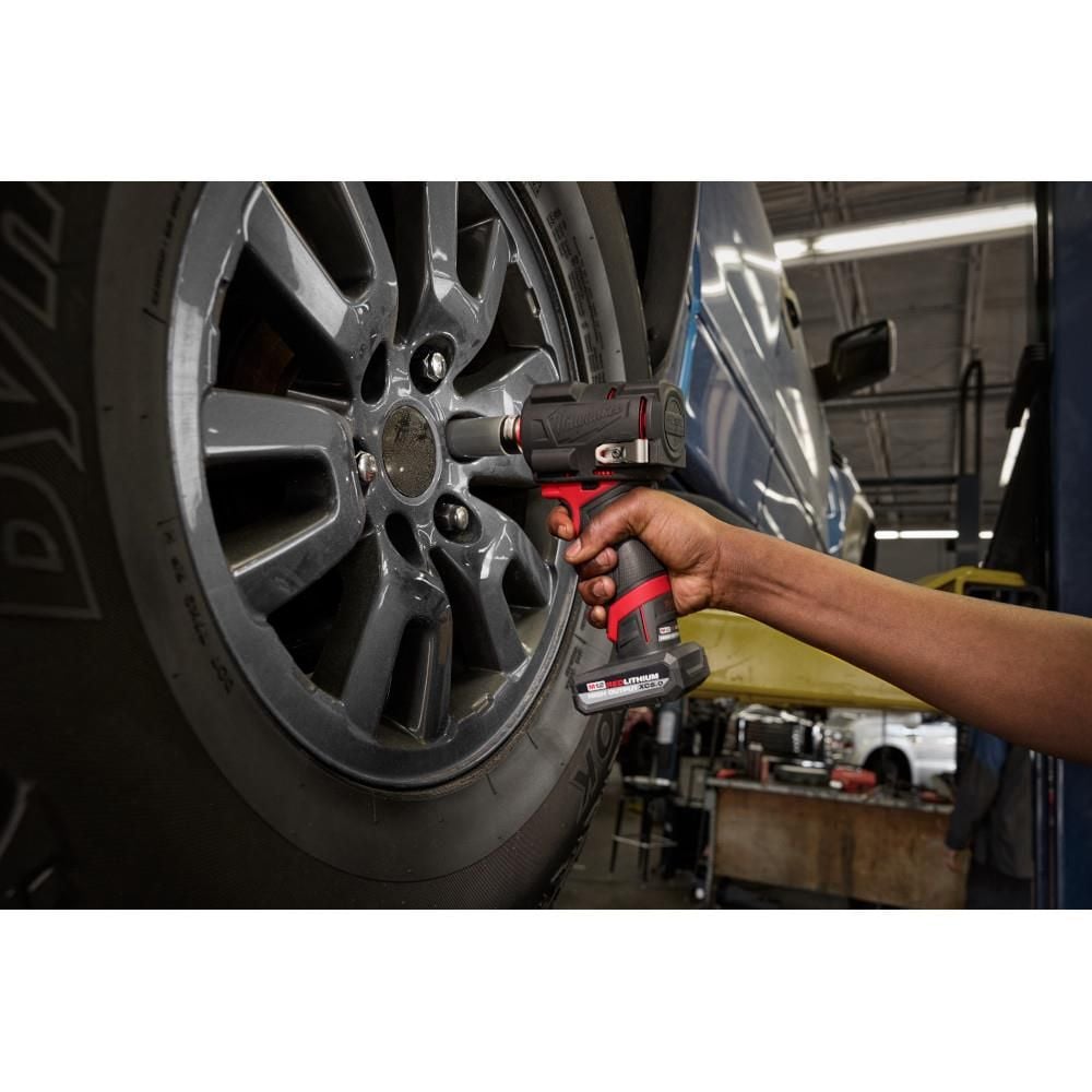 Milwaukee M12 FUEL Stubby 1/2" Impact Wrench (Bare Tool) with Protective Boot, large image number 4