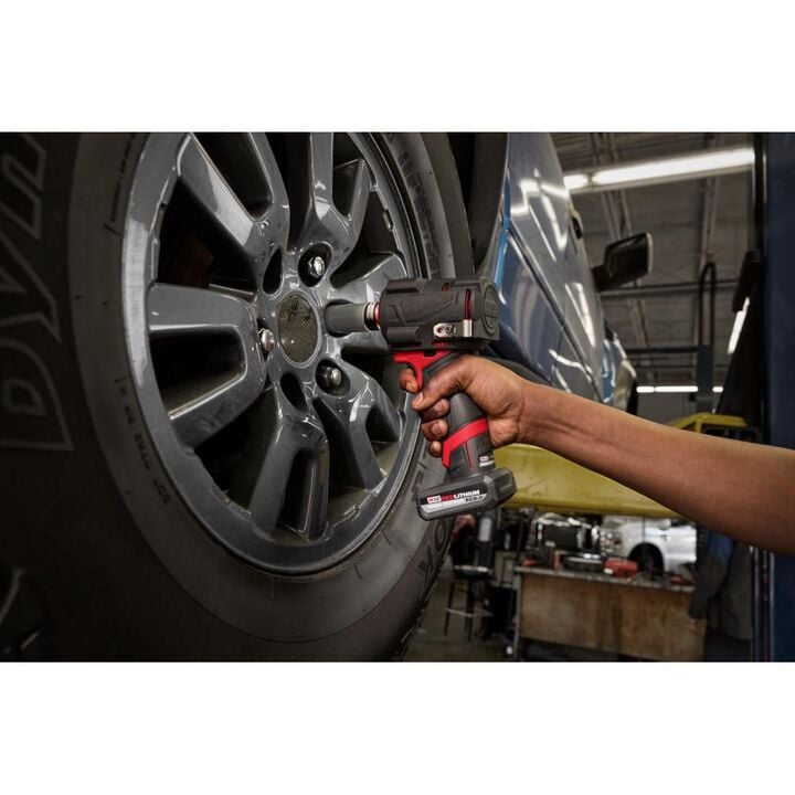 Milwaukee M12 FUEL Stubby 1/2" Impact Wrench (Bare Tool) with Protective Boot, large image number 3