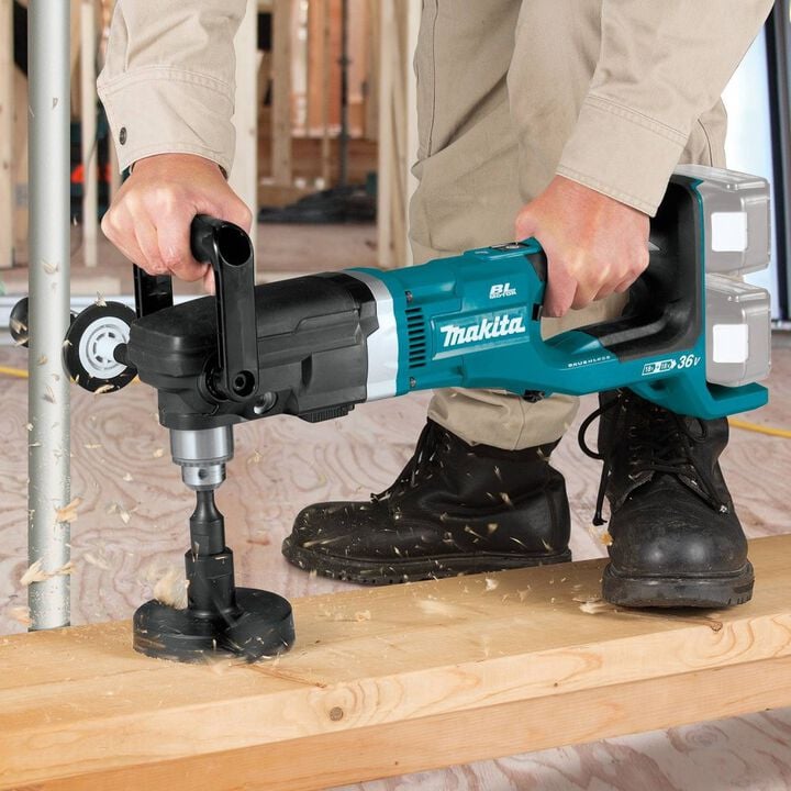 Makita 18V X2 (36V) LXT 1/2in Right Angle Drill (Bare Tool), large image number 4