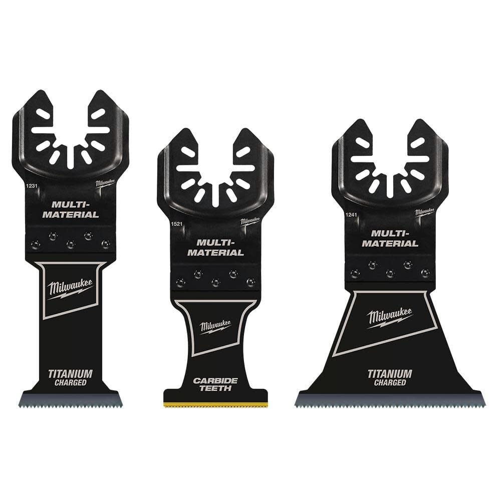 Milwaukee OPEN-LOK 3PC MULTI-MATERIAL CUTTING MULTI-TOOL BLADE VARIETY PACK, large image number 1