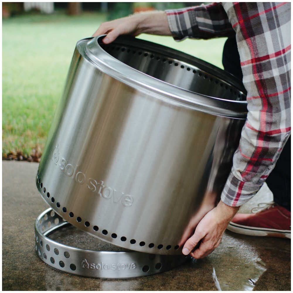 Solo Stove Bonfire 2.0 19 in Stainless Steel Wood Burning Fire Pit with Stand, large image number 6