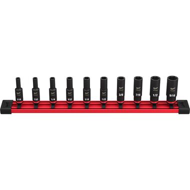 Milwaukee 14PC SHOCKWAVE Impact Duty Socket Metric Deep 6 Point Set