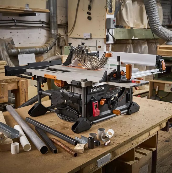Evolution Power Tools R10TS Multi-Material 10 Inch Table Saw, large image number 7