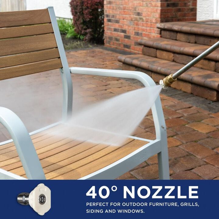 Westinghouse Outdoor Power 3400 PSI 2.6 GPM Gas Powered Cold Water Pressure Washer with 5 Quick Connect Spray Nozzles, large image number 7
